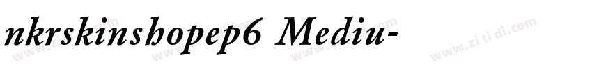 nkrskinshopep6 Mediu字体转换